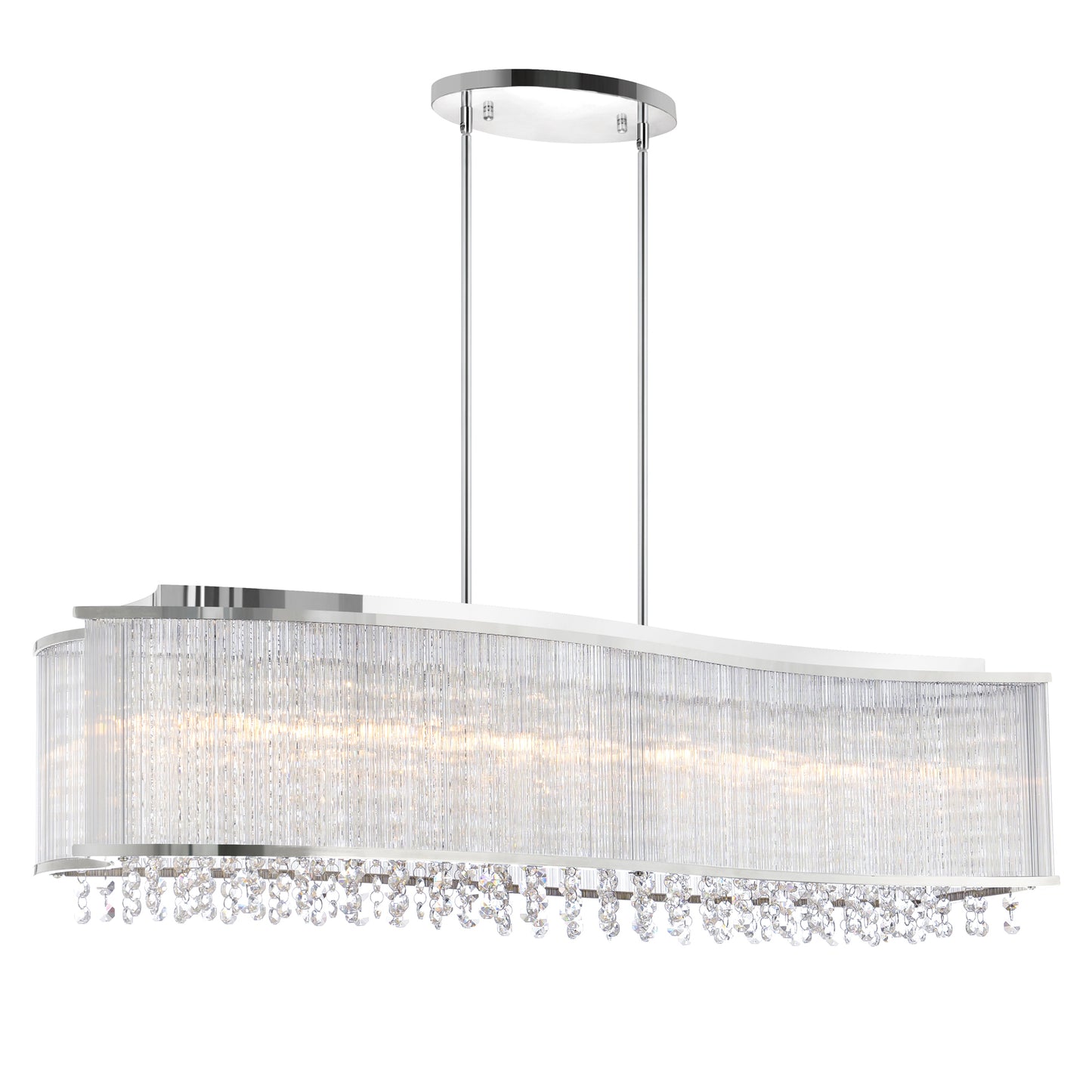 Elsa 6 Light Drum Shade Chandelier