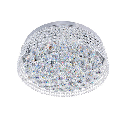 Cascade 8 Light Drum Shade Flush Mount