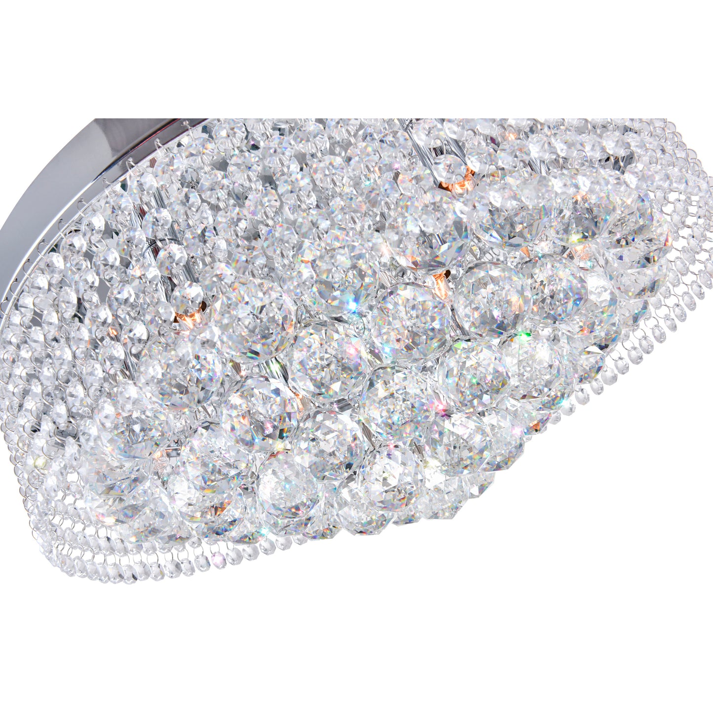 Cascade 8 Light Drum Shade Flush Mount