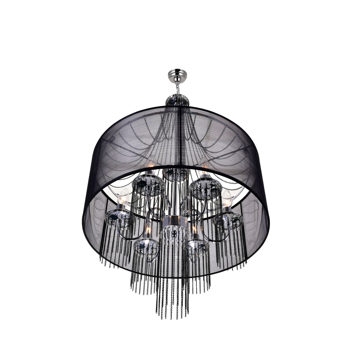 Amelia 6 Light Drum Shade Chandelier