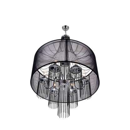Amelia 6 Light Drum Shade Chandelier