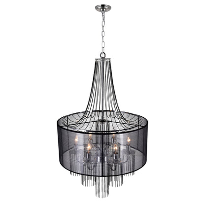 Amelia 6 Light Drum Shade Chandelier