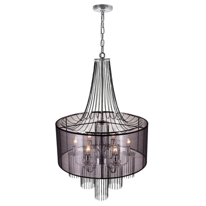 Amelia 6 Light Drum Shade Chandelier