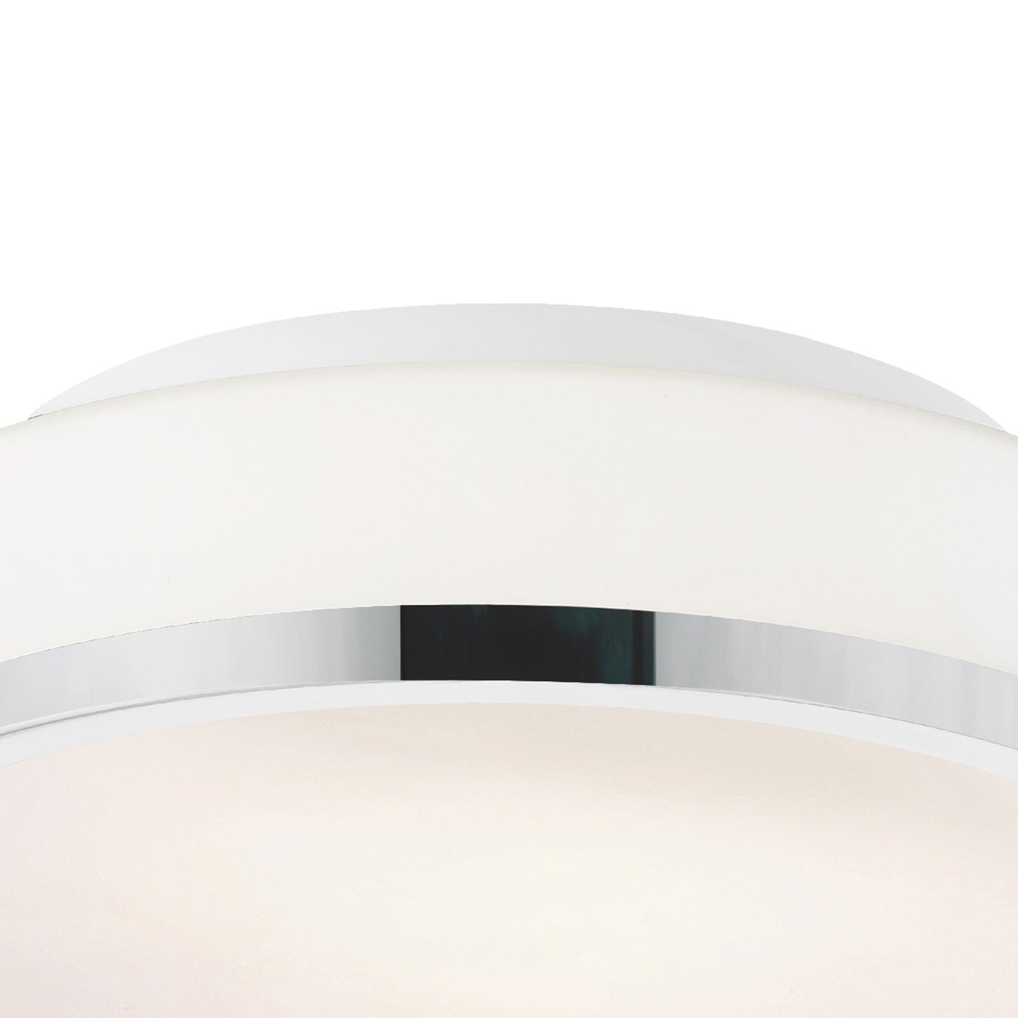 Frosted 2 Light Drum Shade Flush Mount