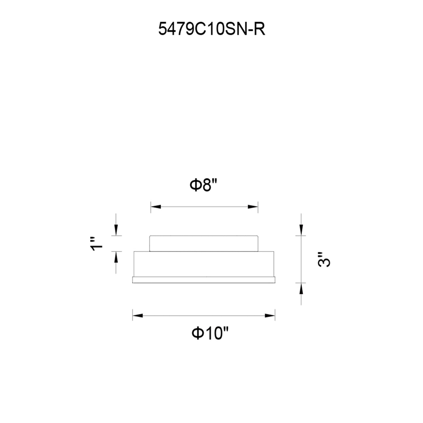 Frosted 2 Light Drum Shade Flush Mount
