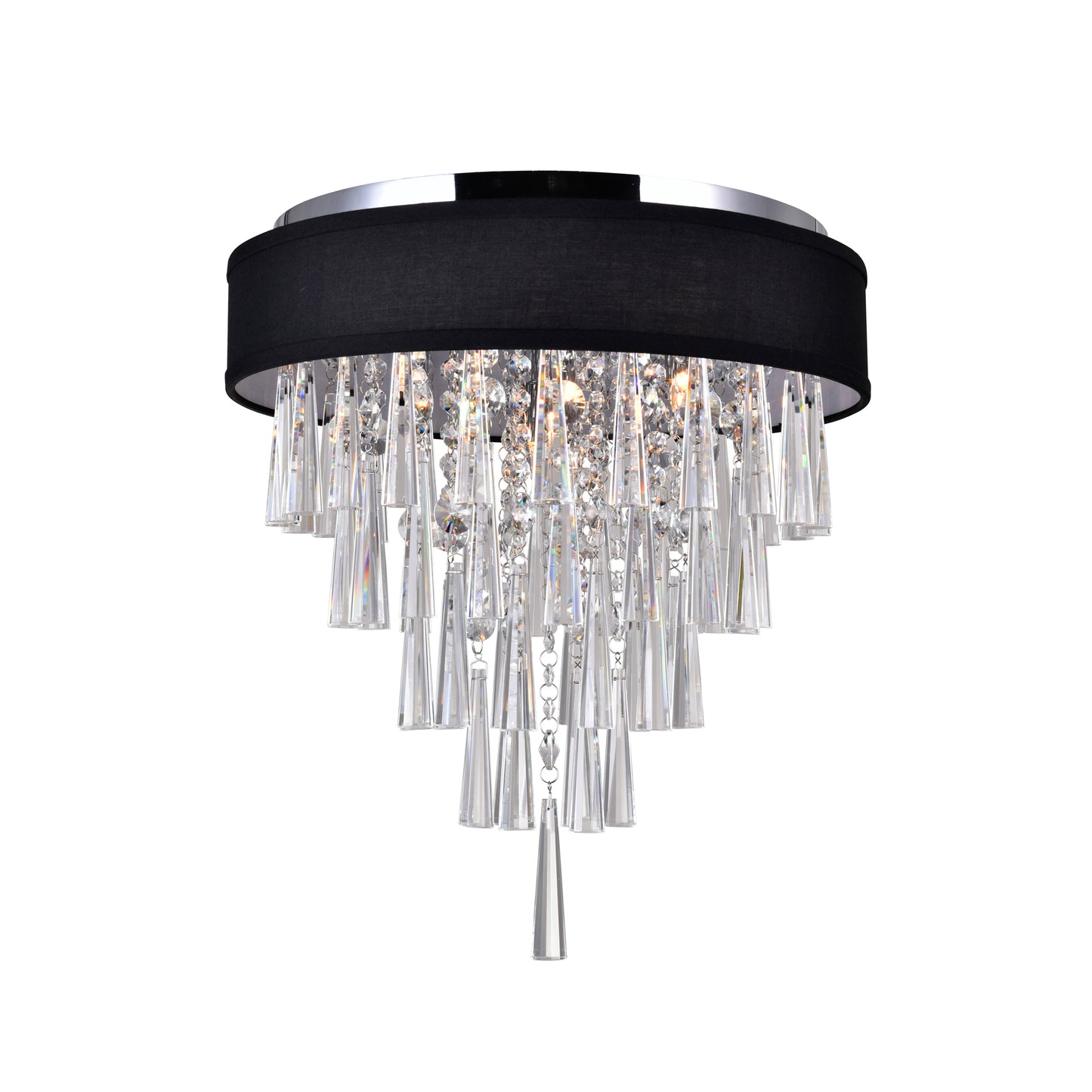 Franca 4 Light Drum Shade Flush Mount