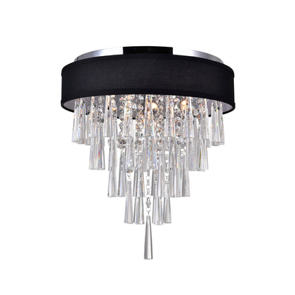 Franca 4 Light Drum Shade Flush Mount