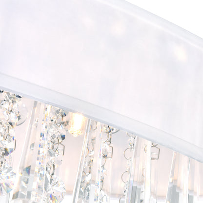 Franca 4 Light Drum Shade Flush Mount