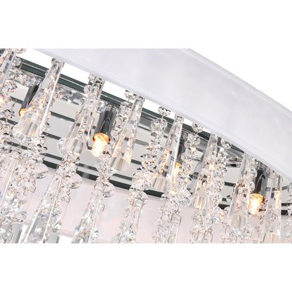 Franca 8 Light Drum Shade Chandelier
