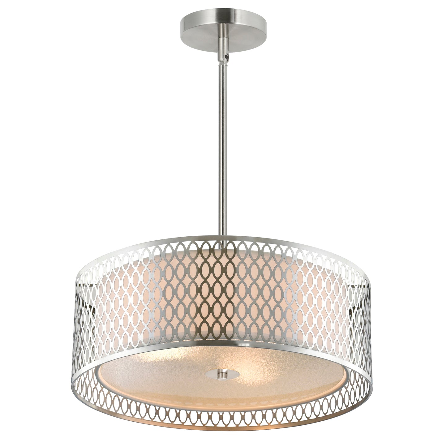 Mikayla 3 Light Drum Shade Chandelier