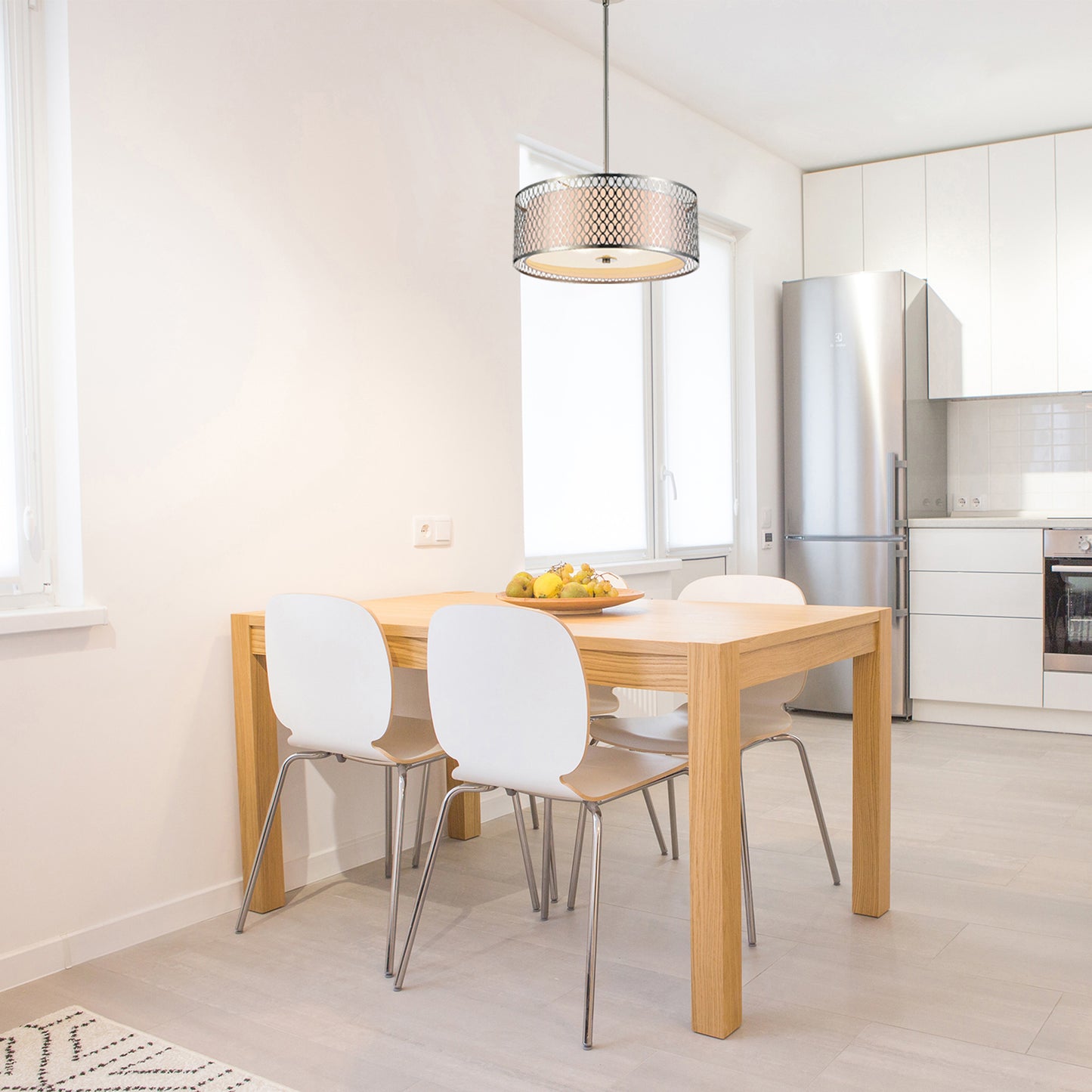 Mikayla 3 Light Drum Shade Chandelier