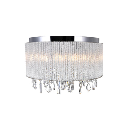 Benson 9 Light Drum Shade Flush Mount