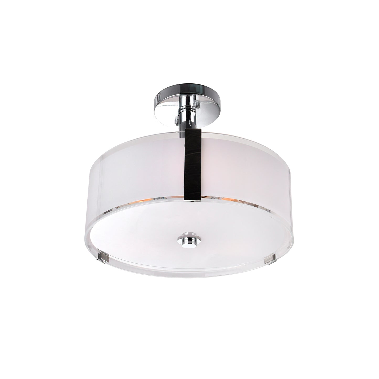 Lucie 3 Light Drum Shade Chandelier