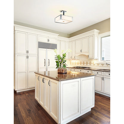 Lucie 4 Light Drum Shade Chandelier