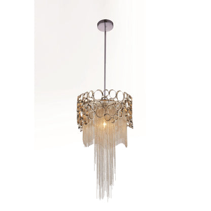Victoria 1 Light Drum Shade Mini Pendant