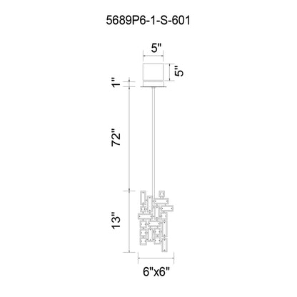 Arley 1 Light Mini Chandelier