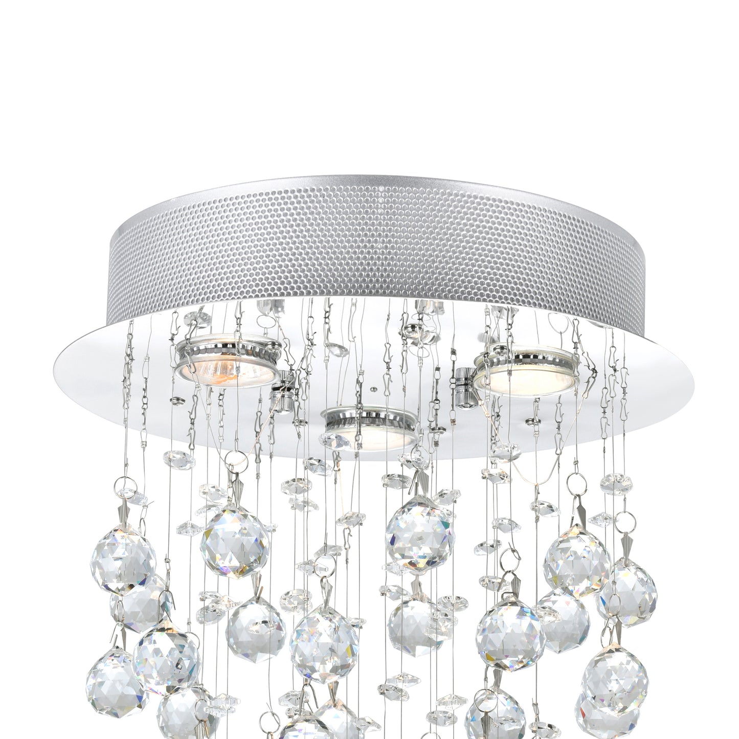 Rain Drop 3 Light Flush Mount