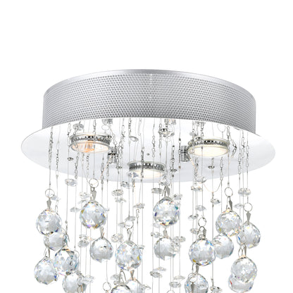 Rain Drop 3 Light Flush Mount
