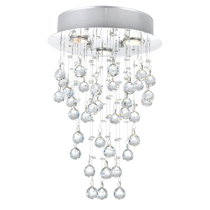 Rain Drop 3 Light Flush Mount