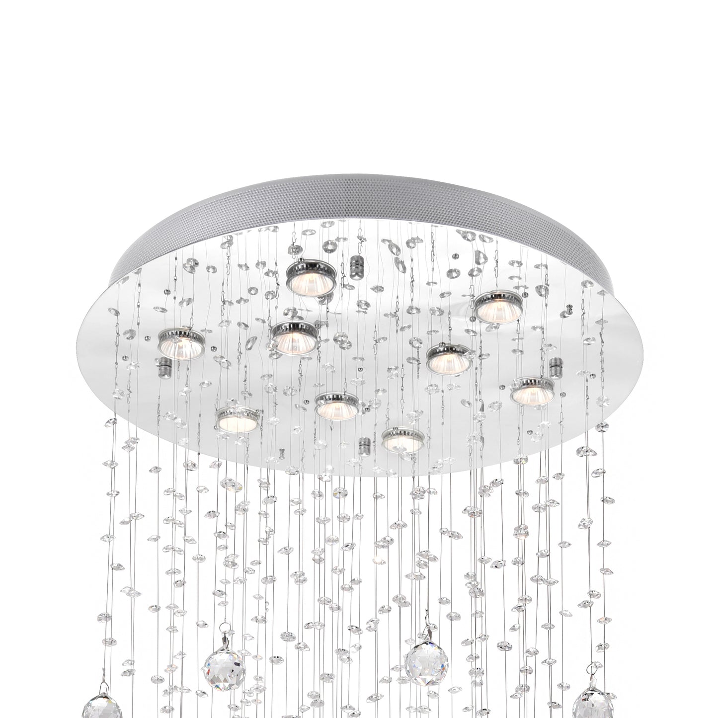 Rain Drop 9 Light Flush Mount