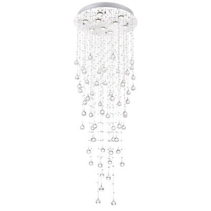 Rain Drop 9 Light Flush Mount