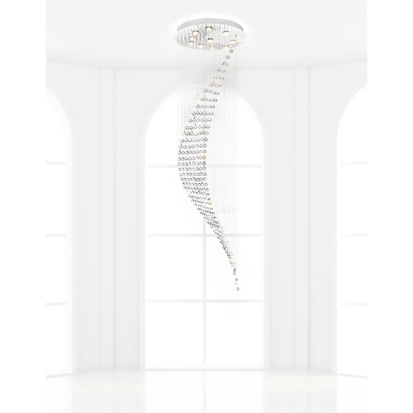 Ribbon 10 Light Flush Mount