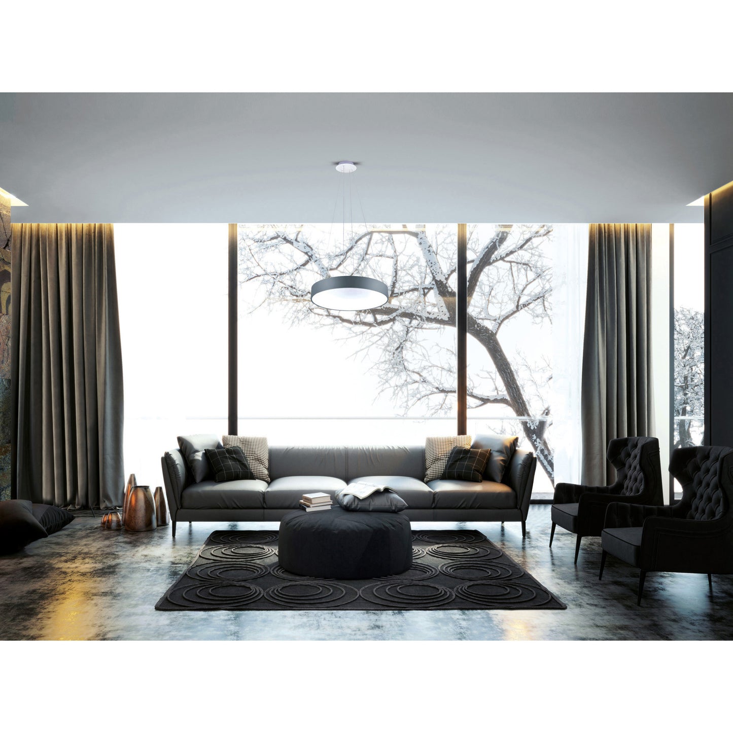 Arenal LED Drum Shade Pendant