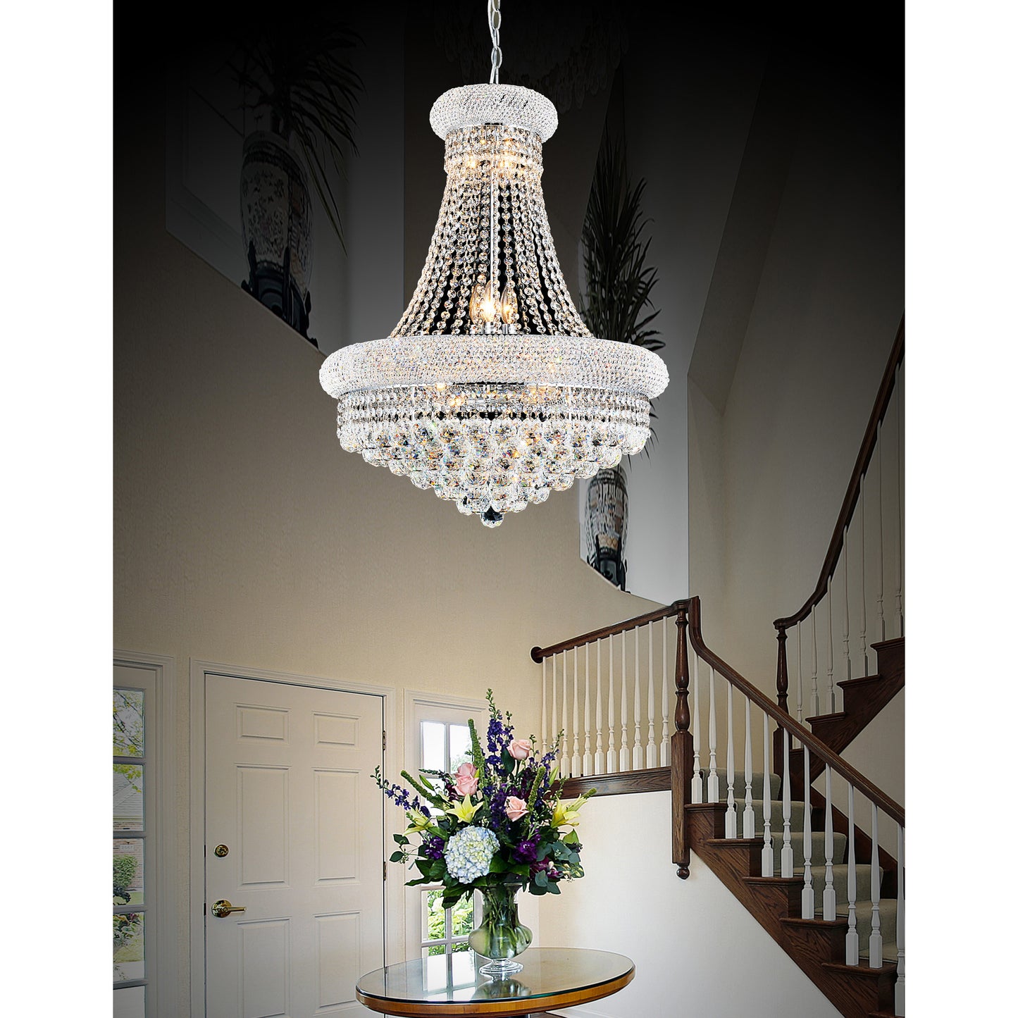 Empire 18 Light Down Chandelier
