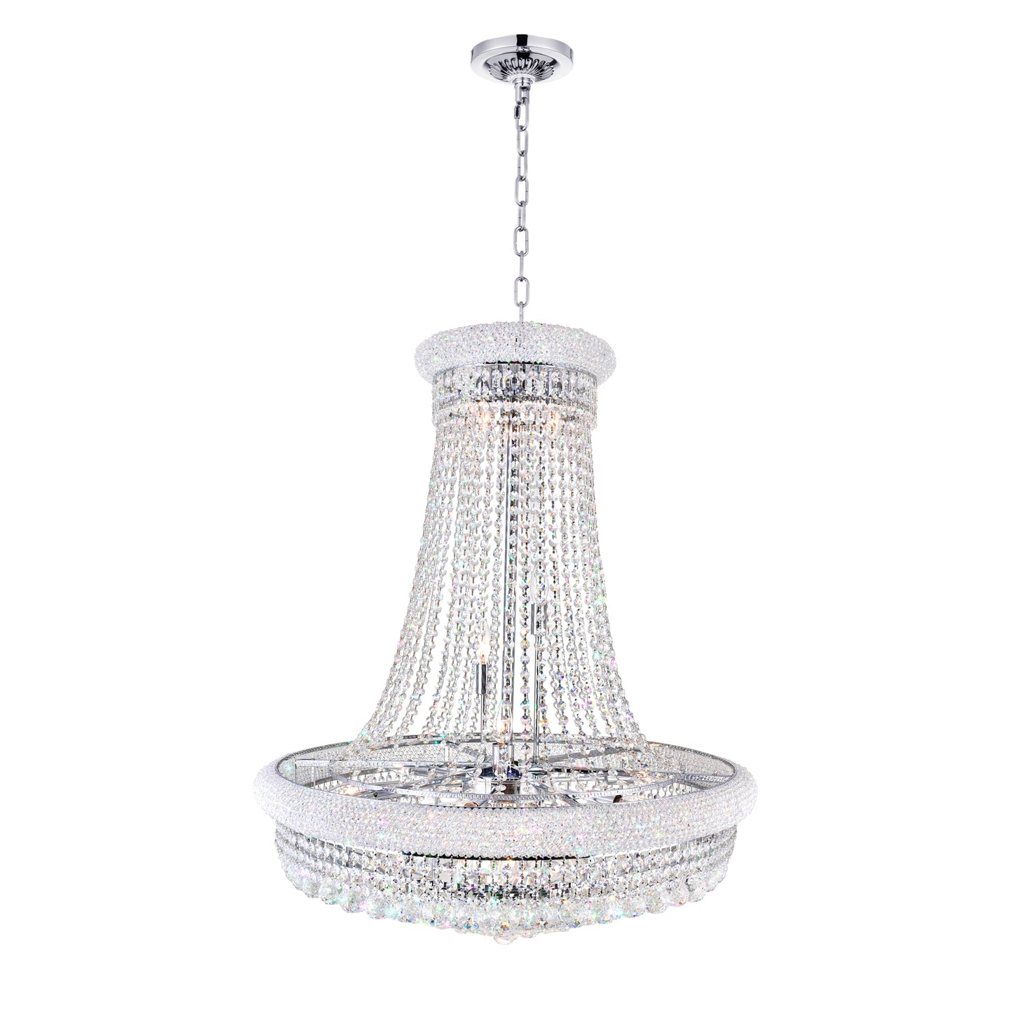 Empire 19 Light Down Chandelier