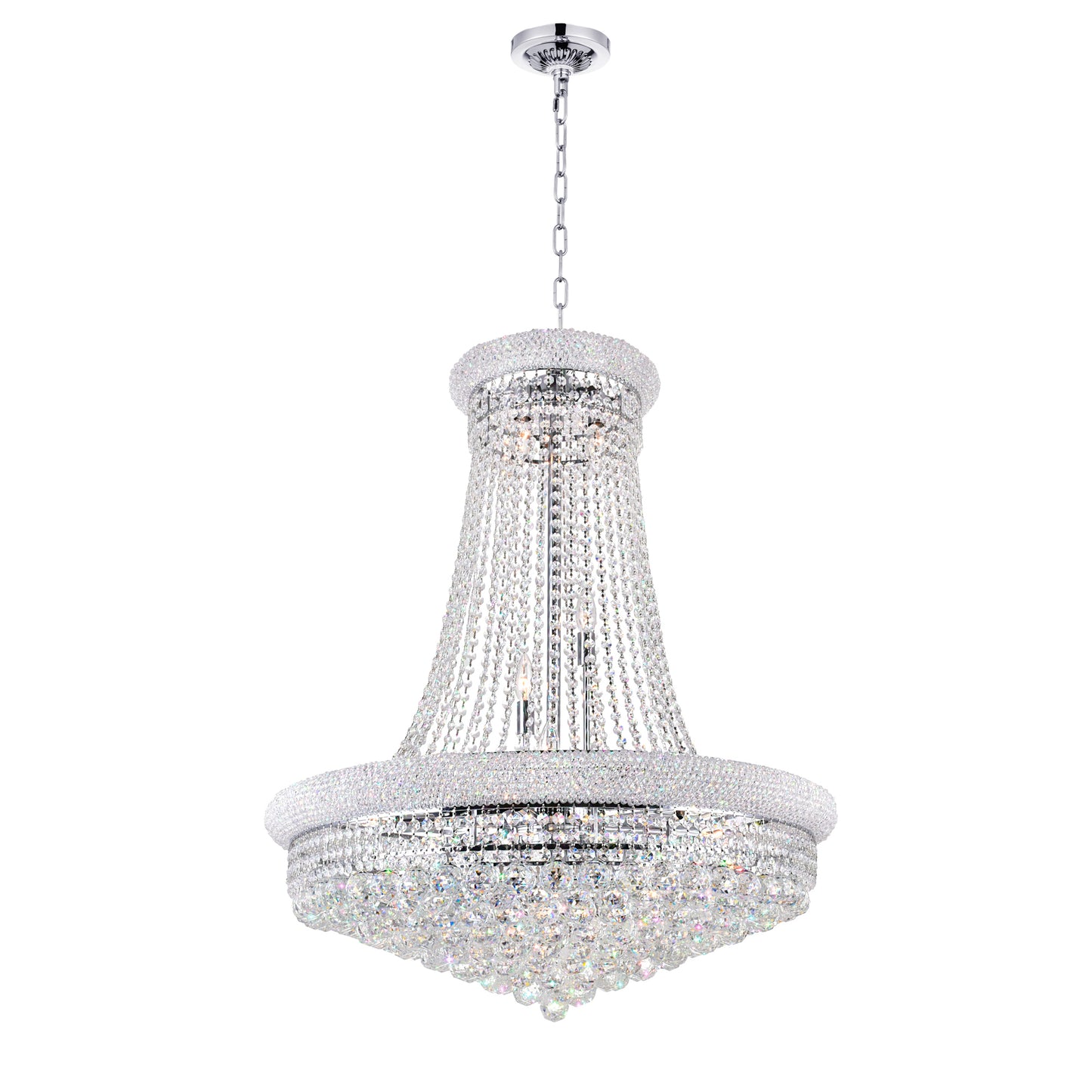 Empire 19 Light Down Chandelier