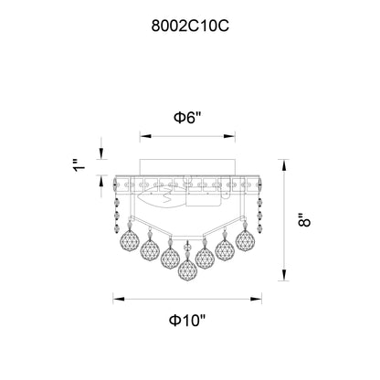 Luminous 2 Light Flush Mount