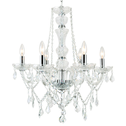 Princeton 6 Light Down Chandelier