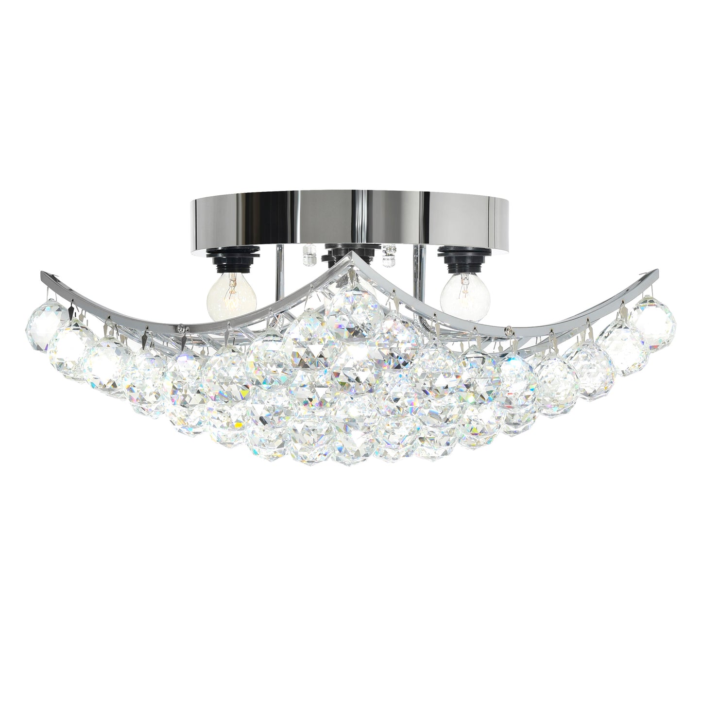 Queen 4 Light Flush Mount