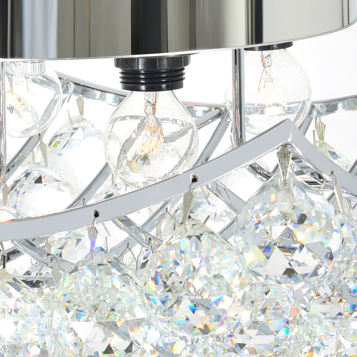 Queen 4 Light Flush Mount