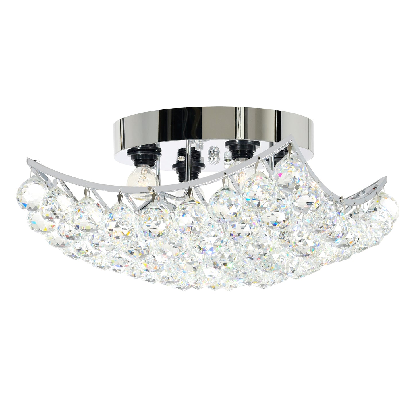 Queen 4 Light Flush Mount