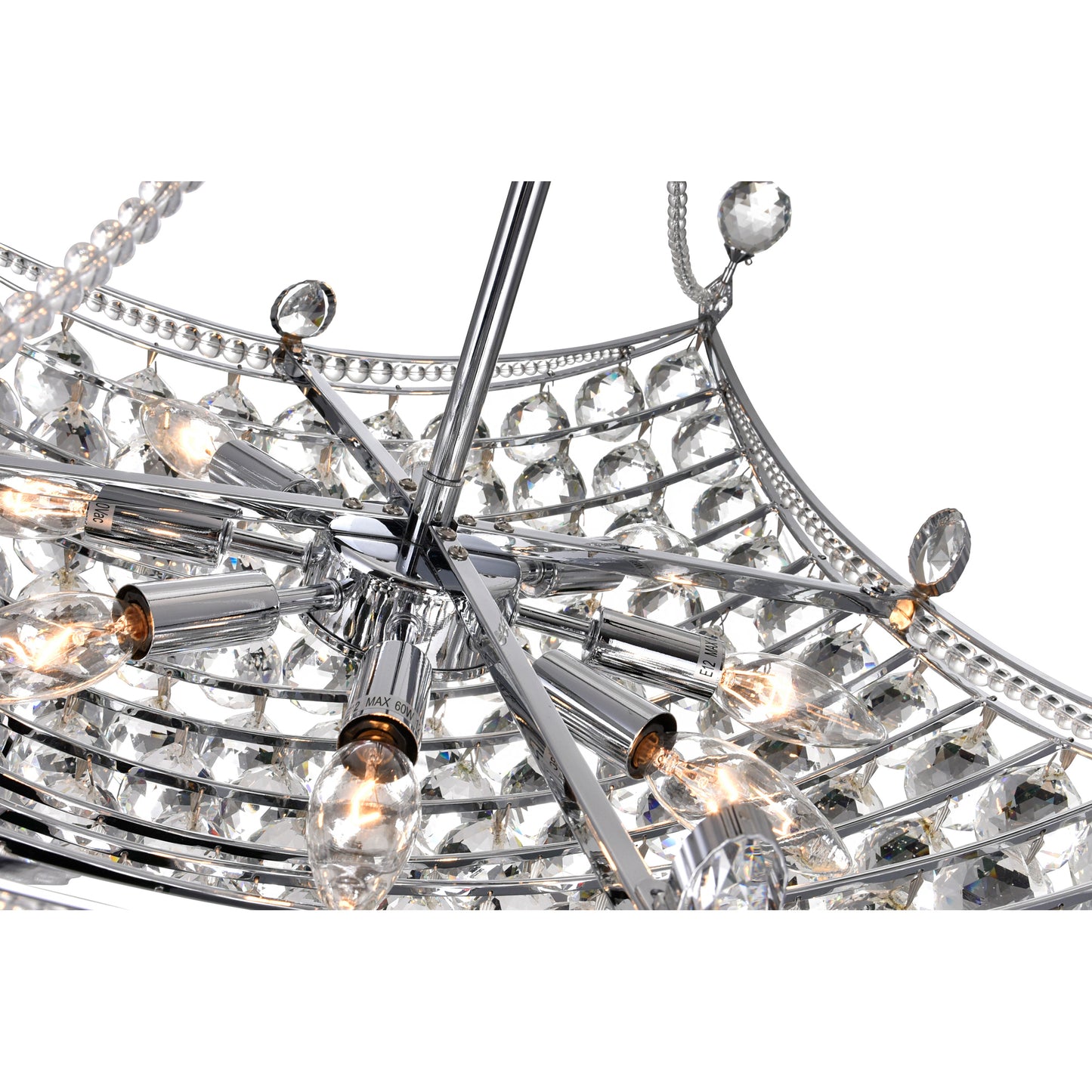 Jasmine 8 Light Down Chandelier