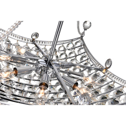 Jasmine 8 Light Down Chandelier