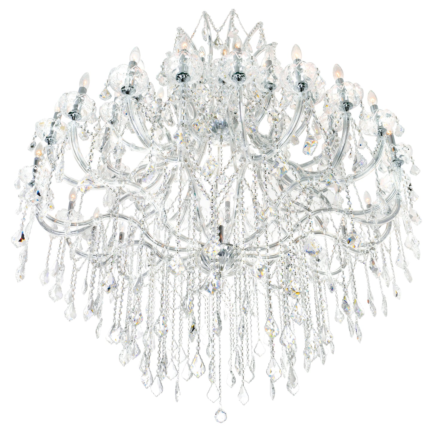 Chandeliers-CWI Lighting-8318P60C-49 (Clear)-A