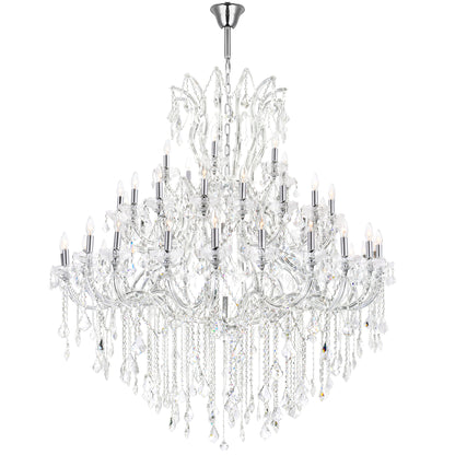 Chandeliers-CWI Lighting-8318P60C-49 (Clear)-A