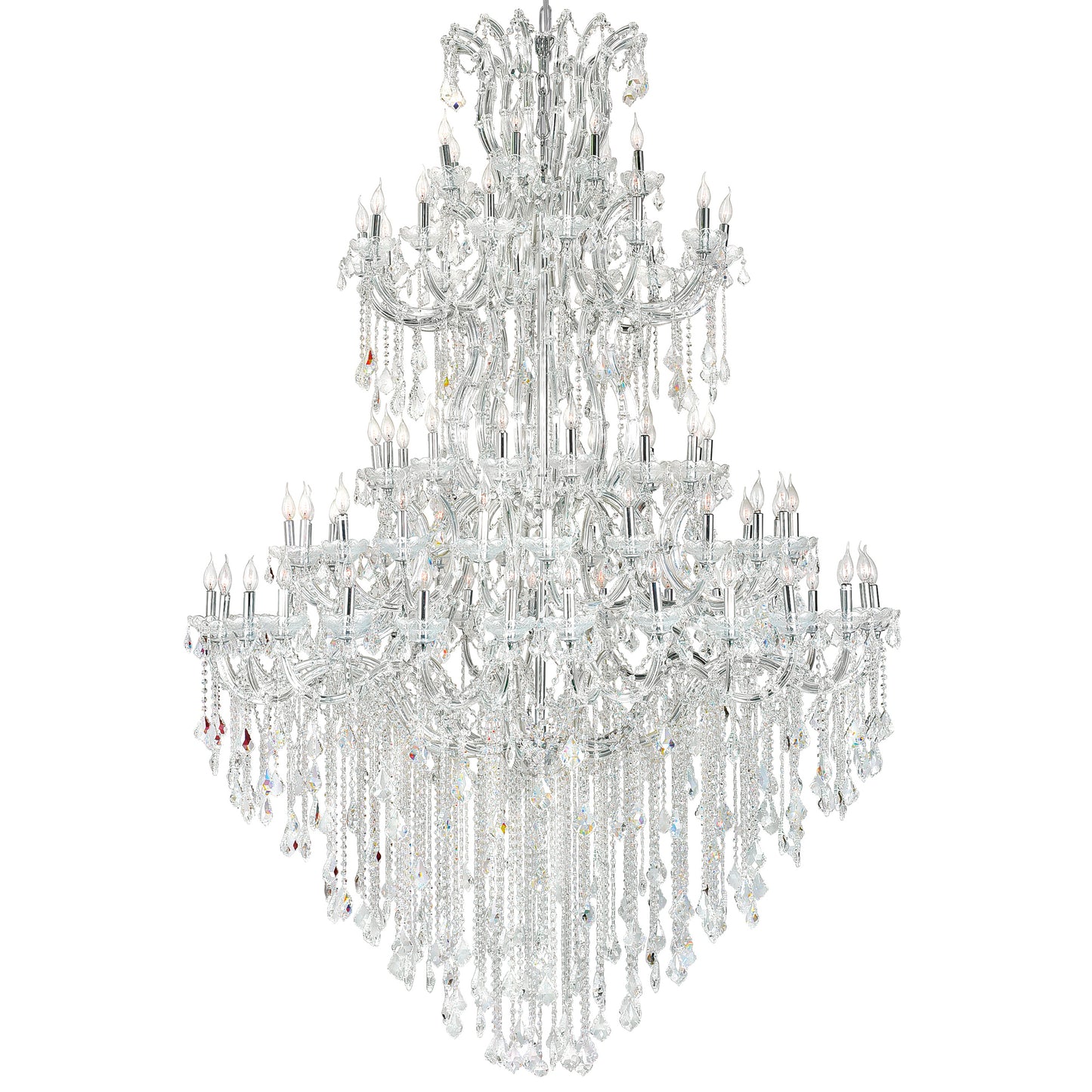 Chandeliers-CWI Lighting-8318P70C-84 (Clear)-A