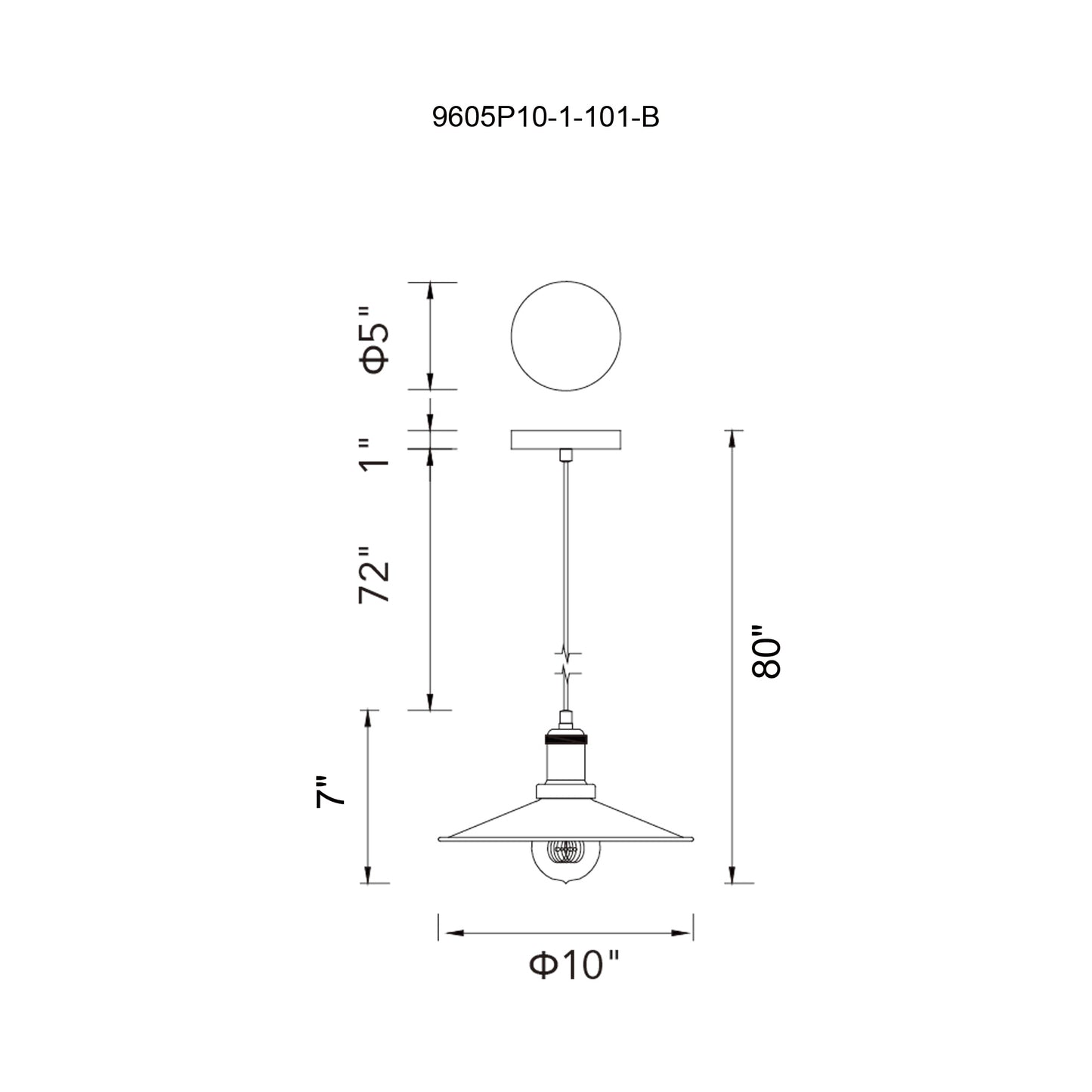 Brave 1 Light Mini Pendant