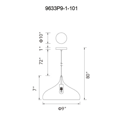 Dynamic 1 Light Down Pendant