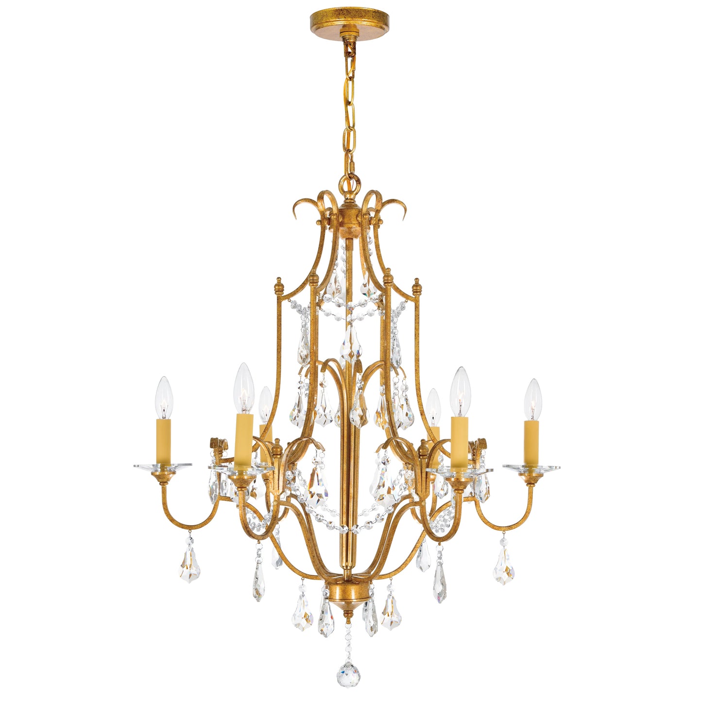 Electra 6 Light Up Chandelier