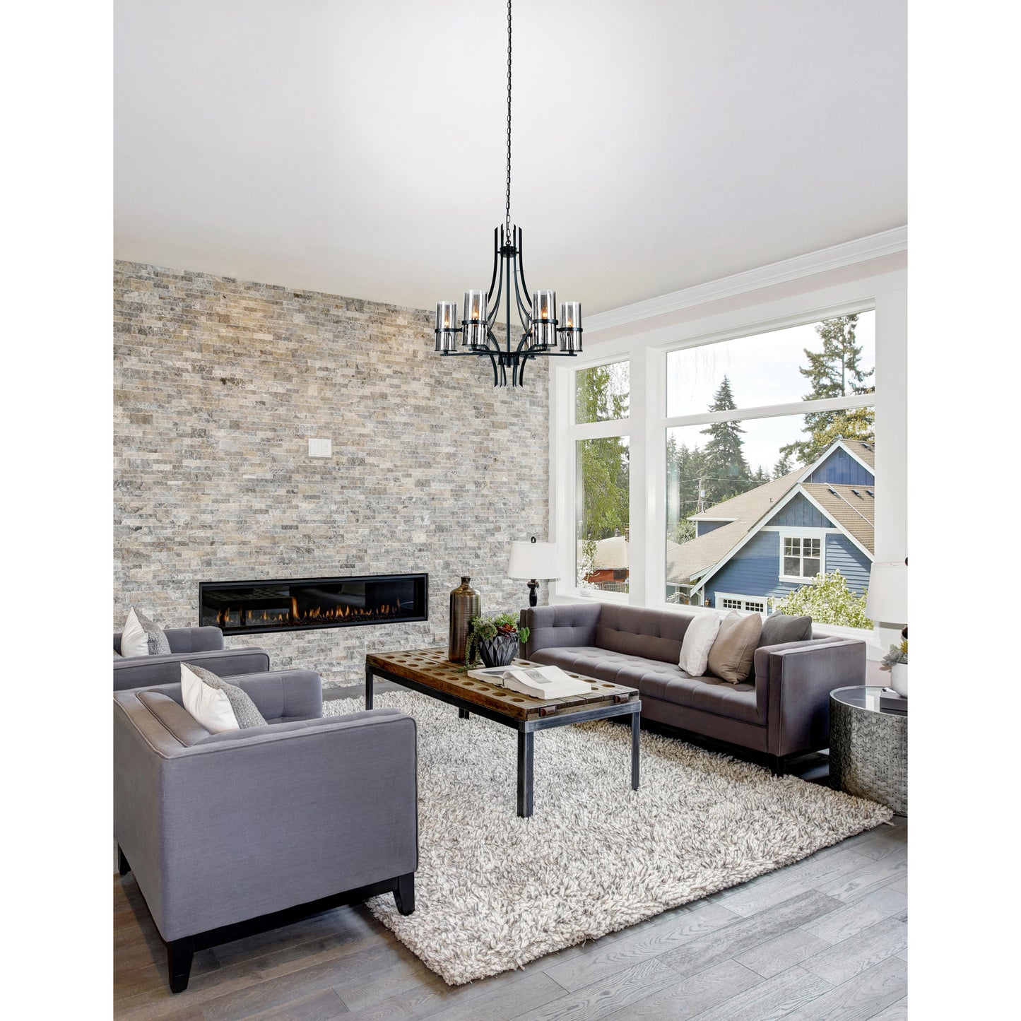 Vanna 6 Light Up Chandelier