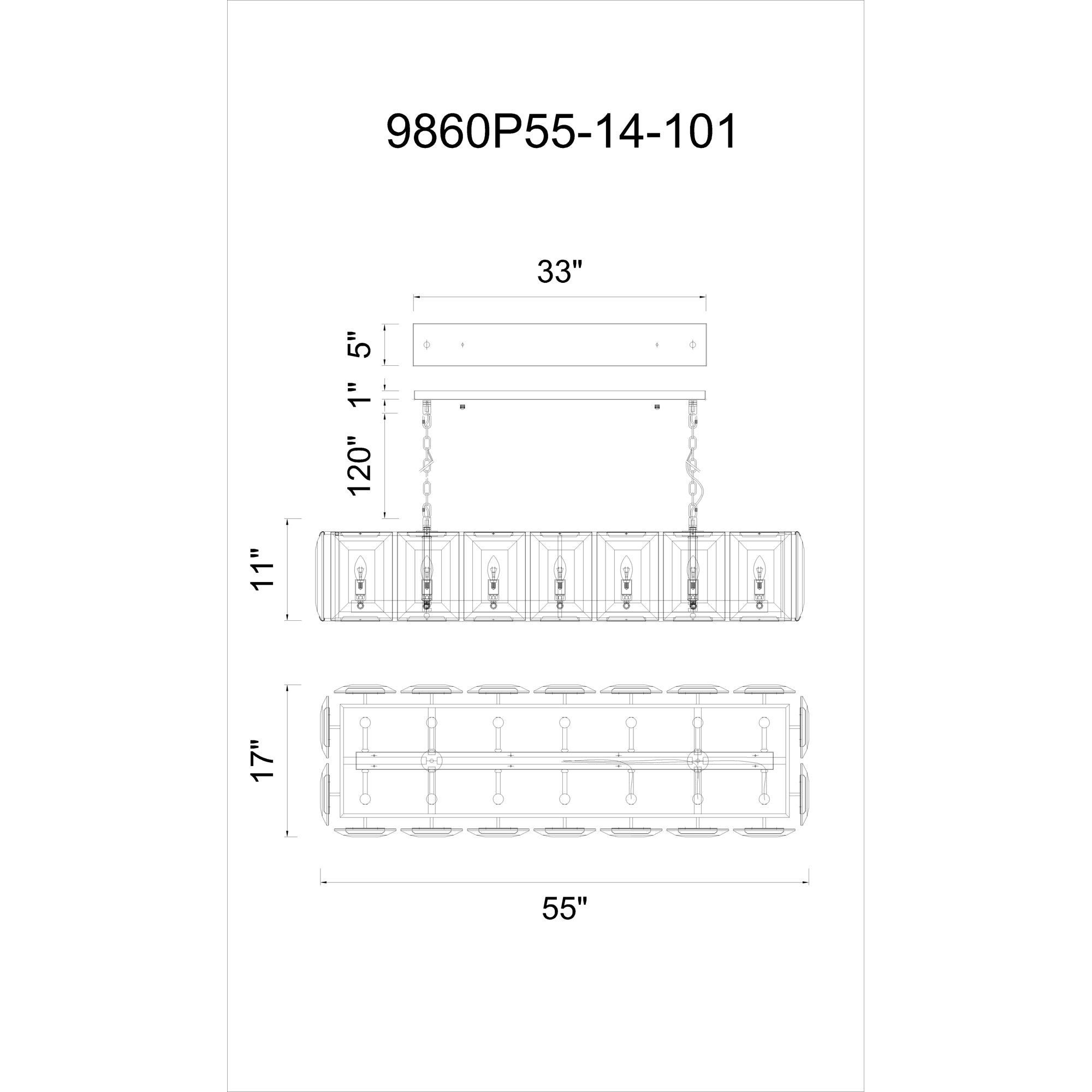 Jacquet 14 Light Chandelier – Allume Décor