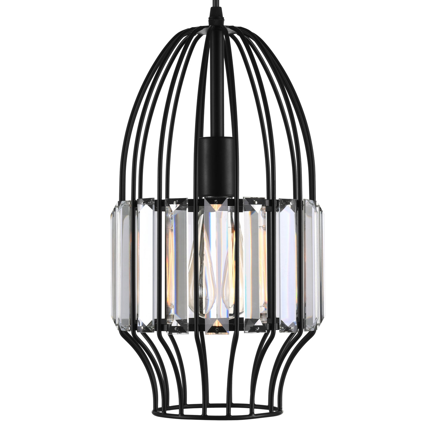 Alethia 1 Light Down Mini Pendant With Black Finish