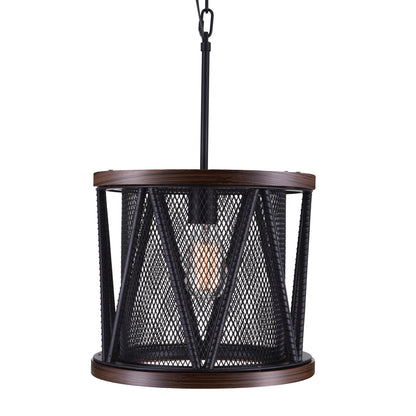 Parsh 1 Light Drum Shade Mini Chandelier