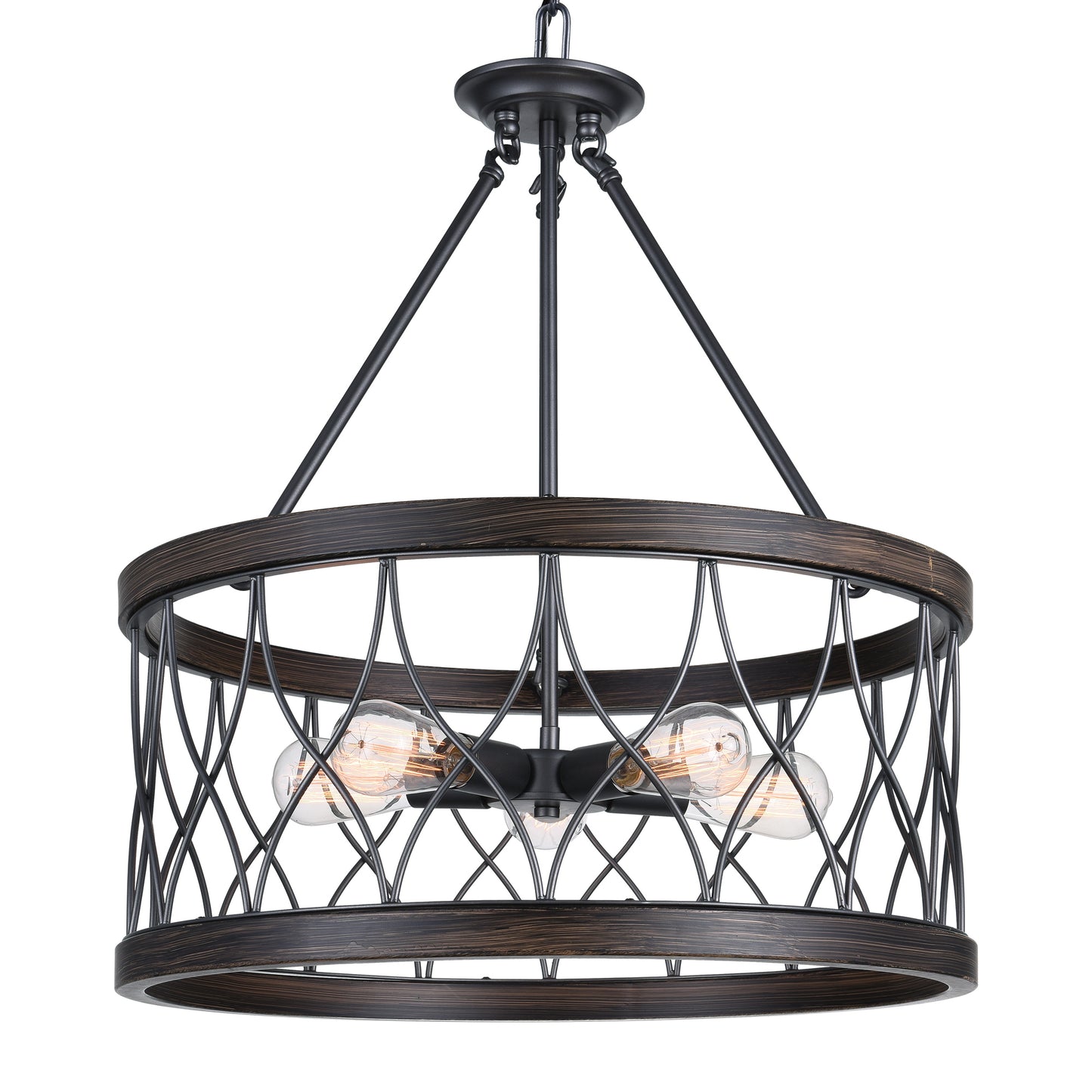 Lustre tambour à 5 lumières Amazon