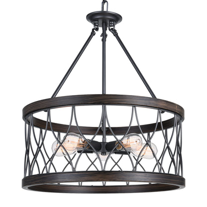 Lustre tambour à 5 lumières Amazon