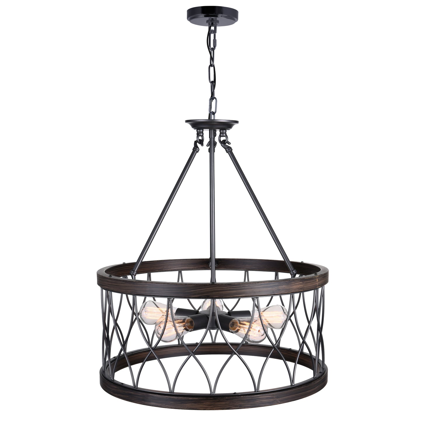 Lustre tambour à 5 lumières Amazon